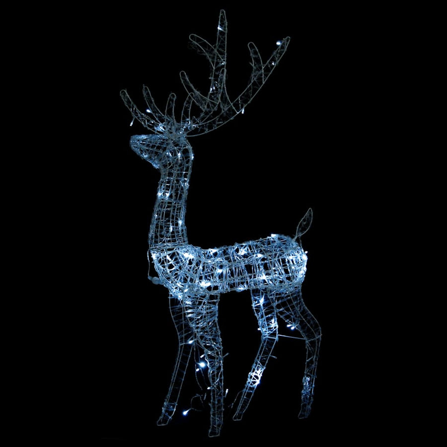 Kerstversieringen Rendier 120 Cm Acryl Koudwit 2