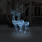 Christmas Decorations Reindeer 120 Cm Acrylic Cold White 2
