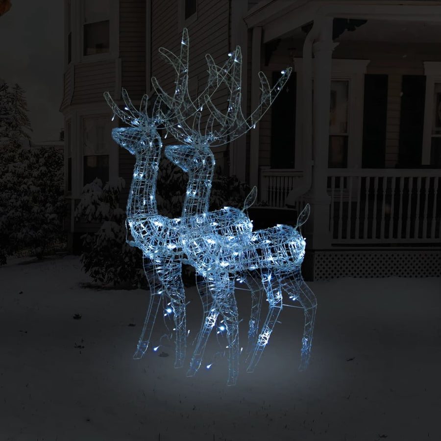 Kerstversieringen Rendier 120 Cm Acryl Koudwit 2