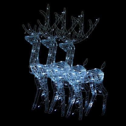 Kerstversieringen Rendier 120 Cm Acryl Koudwit 3