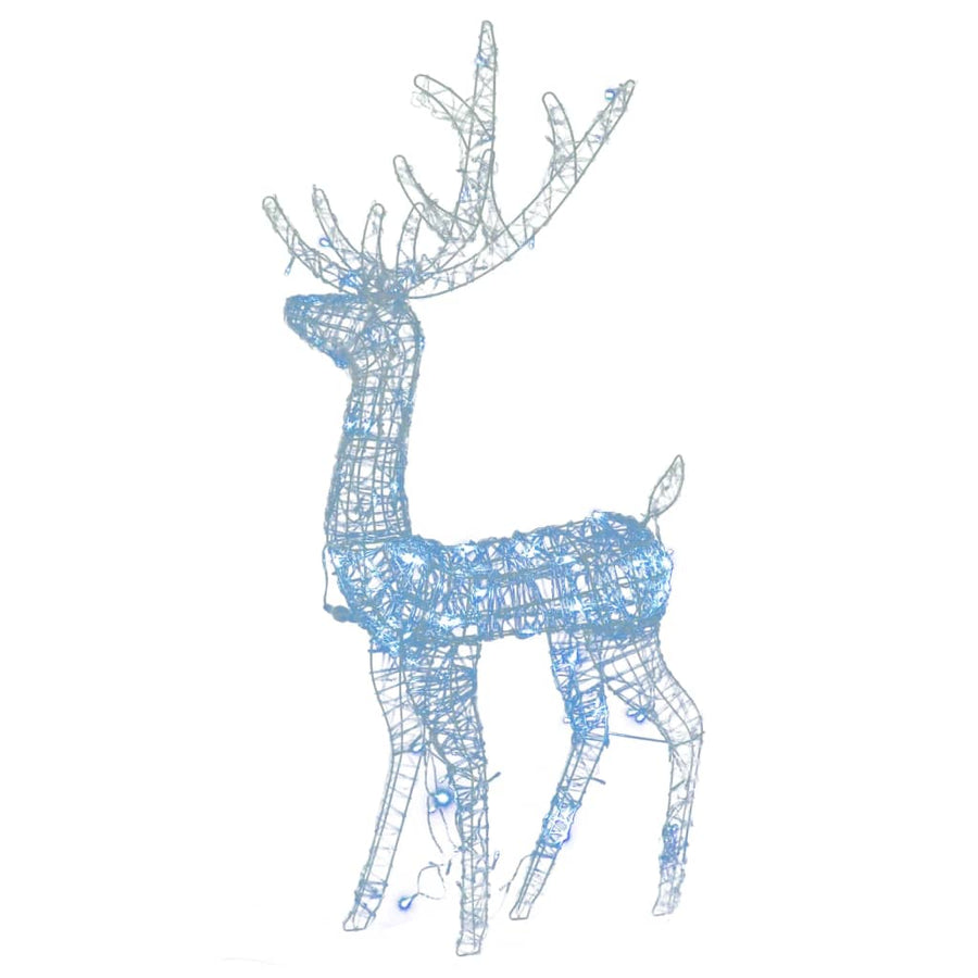 Kerstversieringen Rendier 120 Cm Acryl Koudwit 3