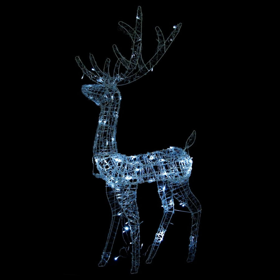 Kerstversieringen Rendier 120 Cm Acryl Koudwit 3