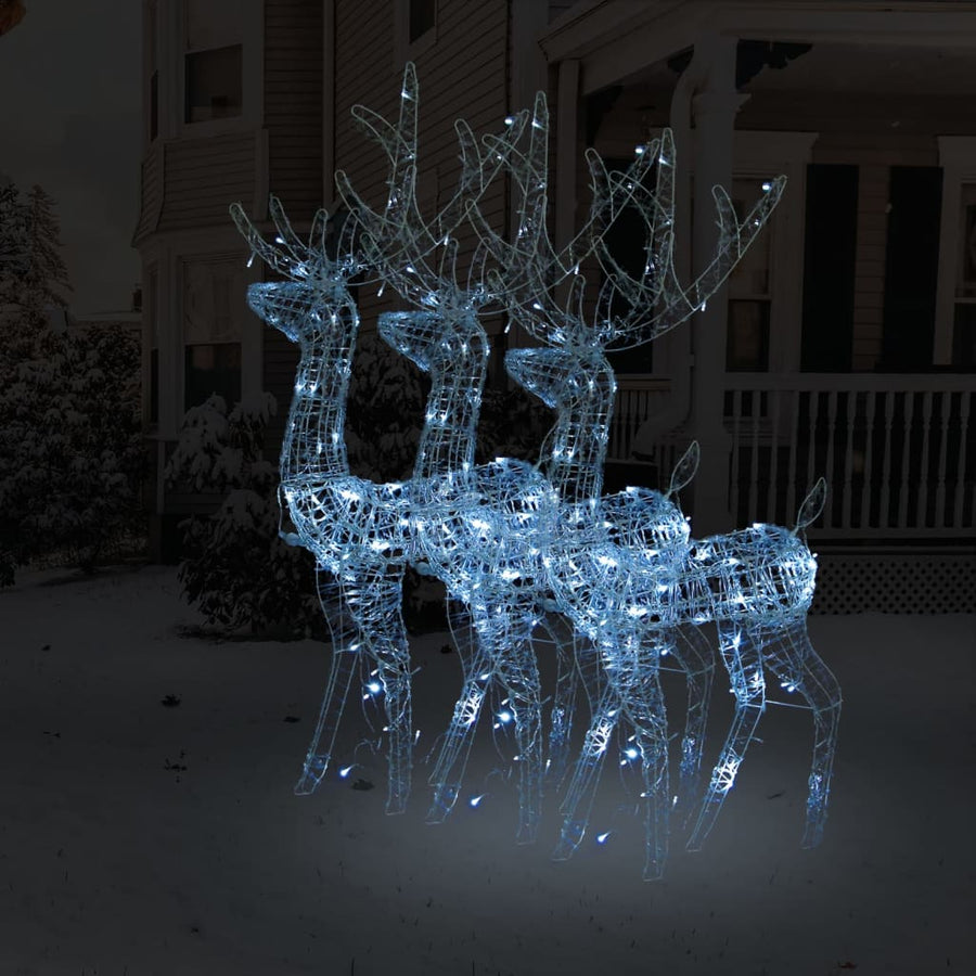 Kerstversieringen Rendier 120 Cm Acryl Koudwit 3