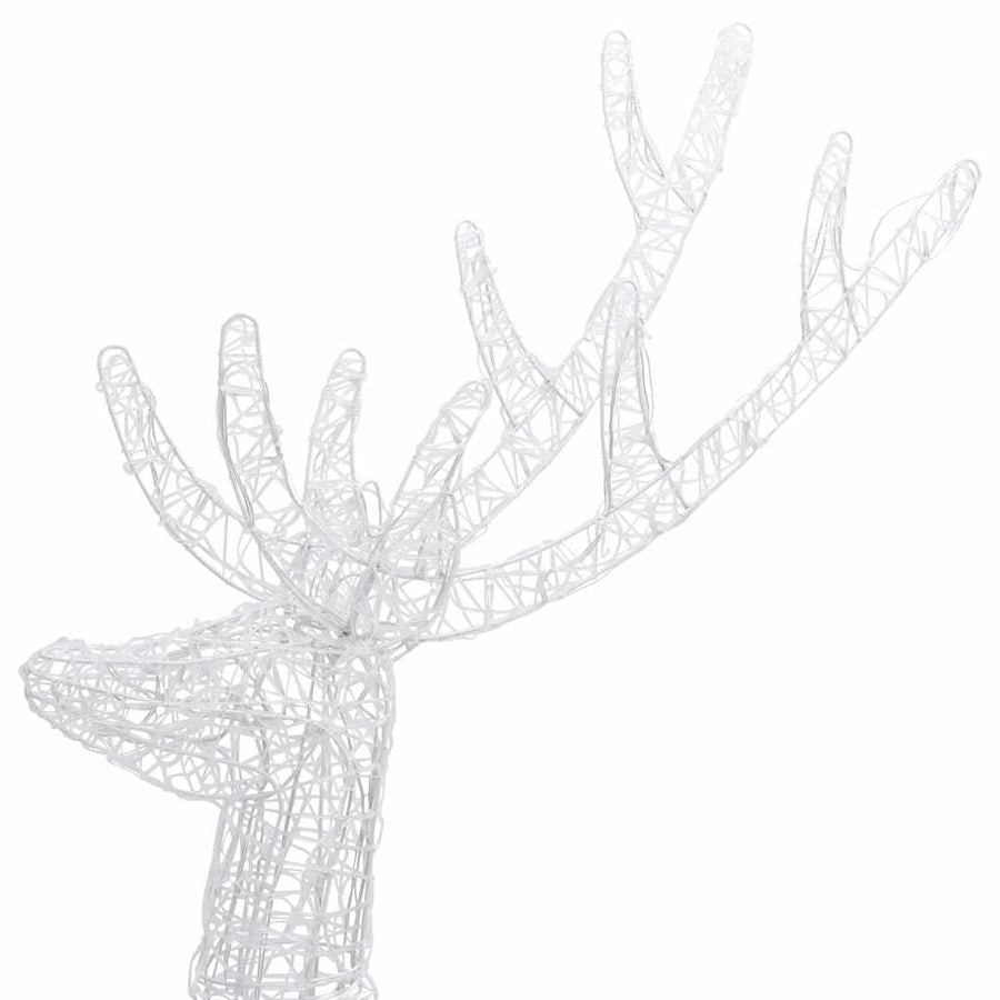 Kerstdecoratie Rendier Xxl 250 Led Meerkleurig 180Cm Acryl Multikleur 2