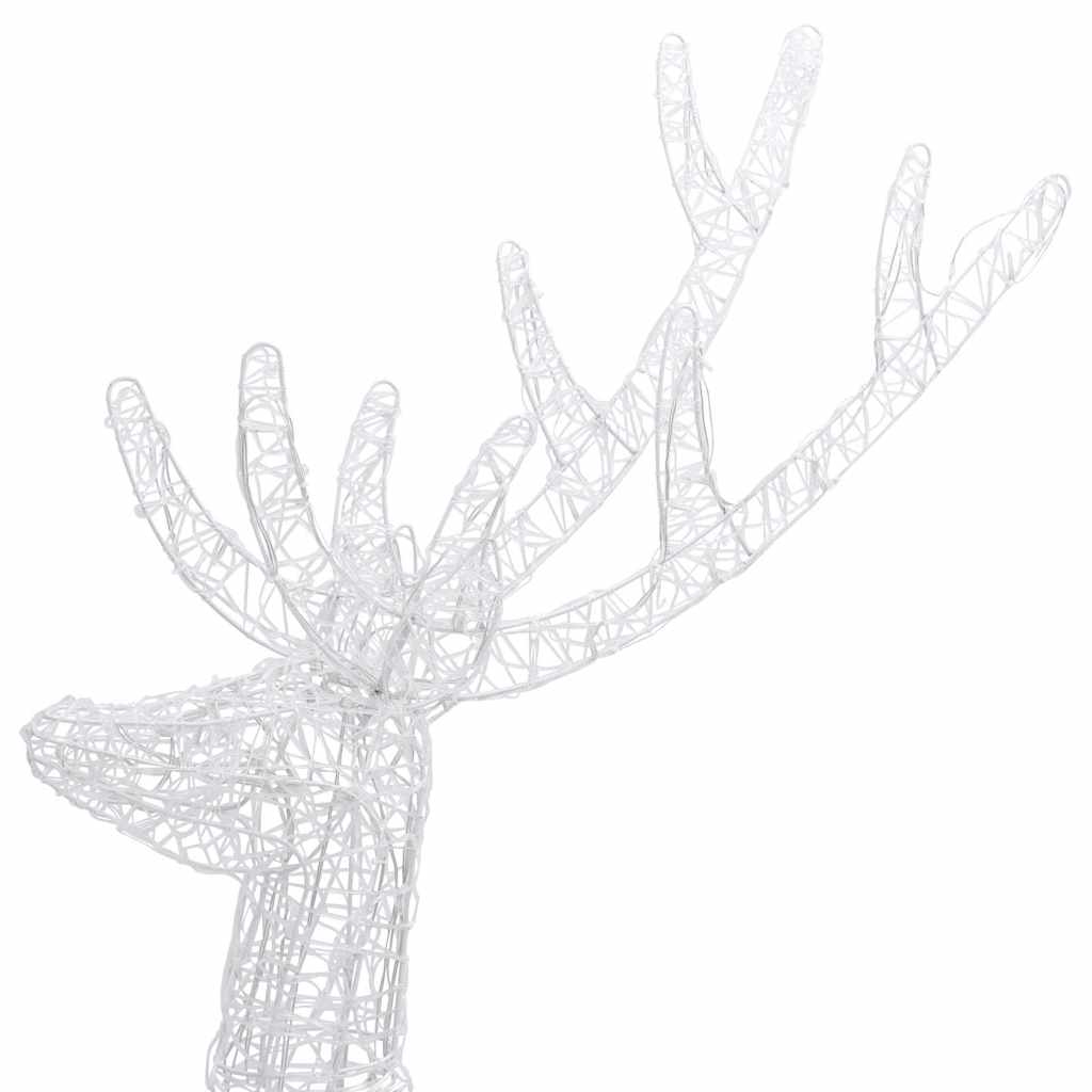 Kerstdecoratie Rendier Xxl 250 Led Meerkleurig 180Cm Acryl Multikleur 3