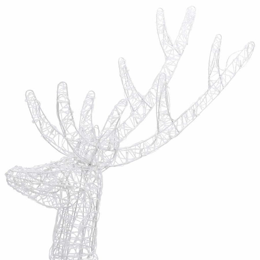 Kerstdecoratie Rendier Xxl 250 Led Meerkleurig 180Cm Acryl Multikleur 3