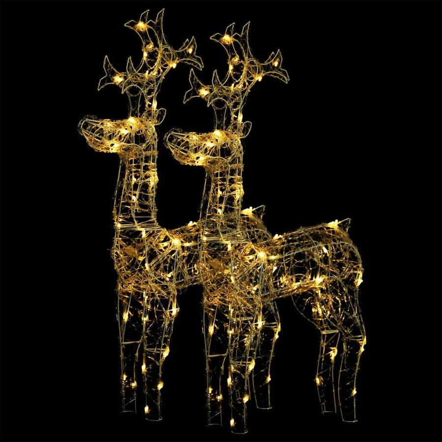 Kerstversiering Rendier 2 St 60X16X100 Cm Acryl