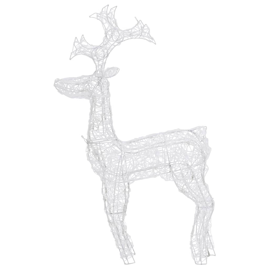 Kerstversiering Rendier 2 St 60X16X100 Cm Acryl