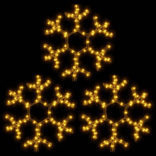 Kerstfiguur Sneeuwvlok Met Led's Warmwit 1 3 38 x 37 cm