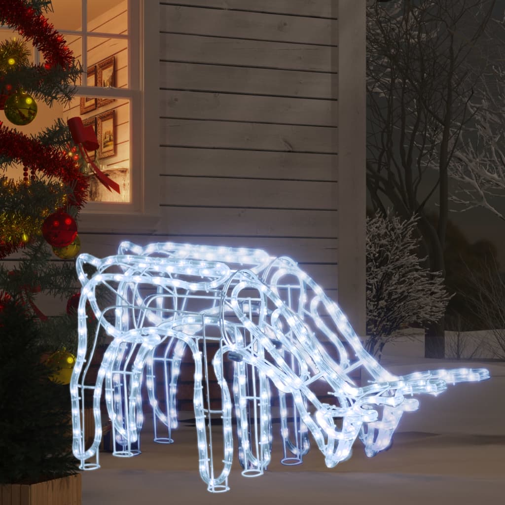 Kerstverlichting Rendieren 73X31X45 Cm Koudwit 2