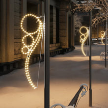 Lichtkabels 12 st balvormig 115,5x35x4,5 cm warmwit