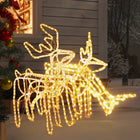 Kerstverlichting rendieren set 3-delig warmwit