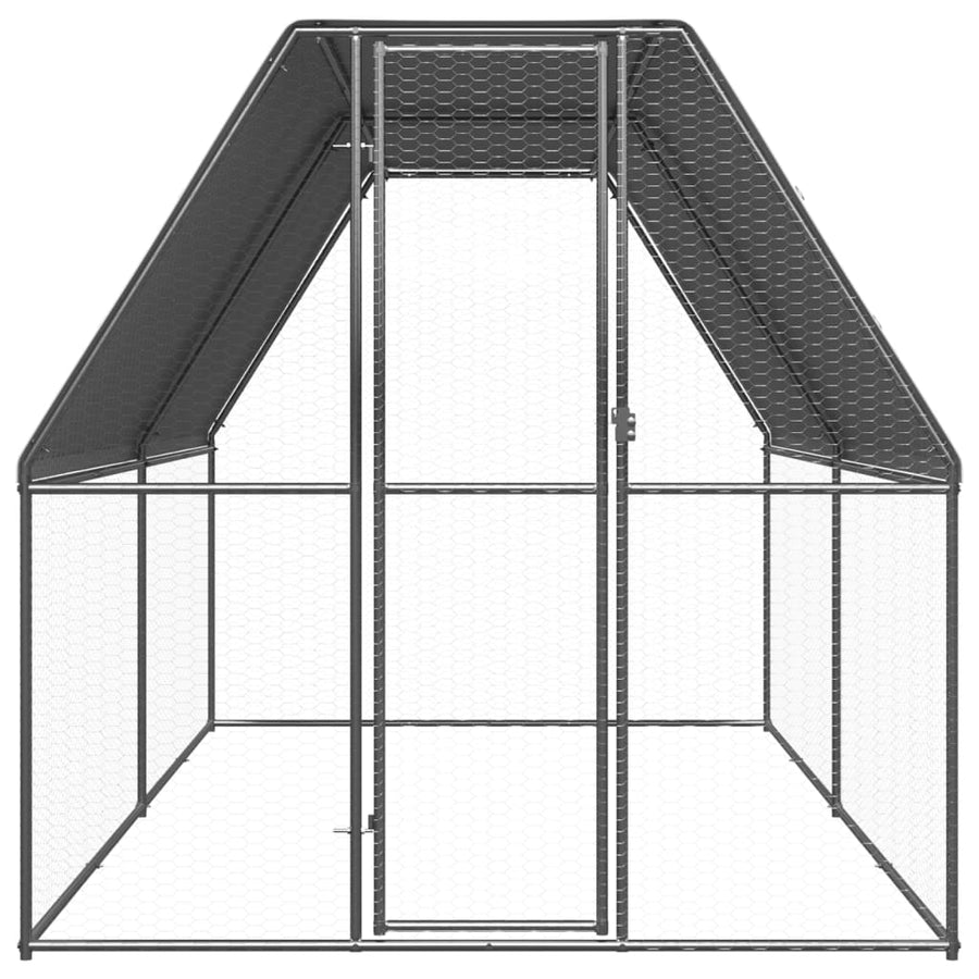 Buitenhok Voor Kippen Gegalvaniseerd Staal 2 x 4 x 2 m
