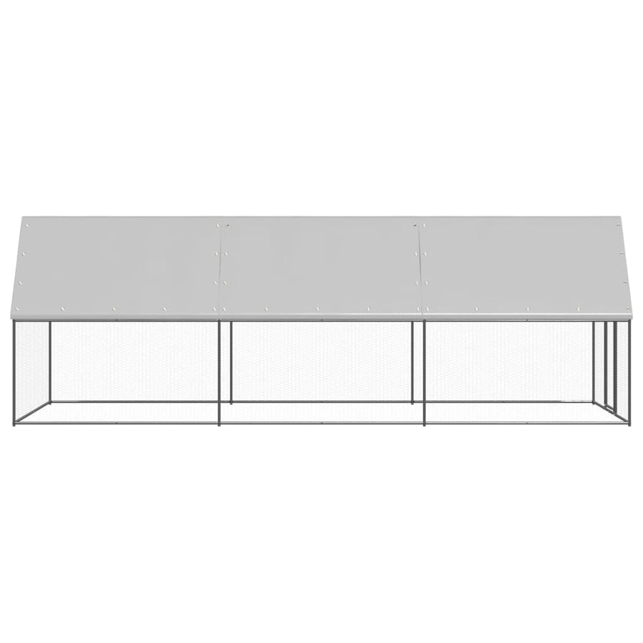 Buitenhok Voor Kippen Gegalvaniseerd Staal 2 x 6 x 2 m