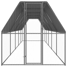Buitenhok Voor Kippen Gegalvaniseerd Staal 2 x 10 x 2 m