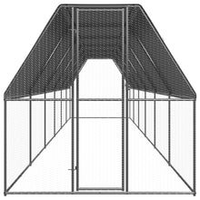 Buitenhok Voor Kippen Gegalvaniseerd Staal 2 x 12 x 2 m