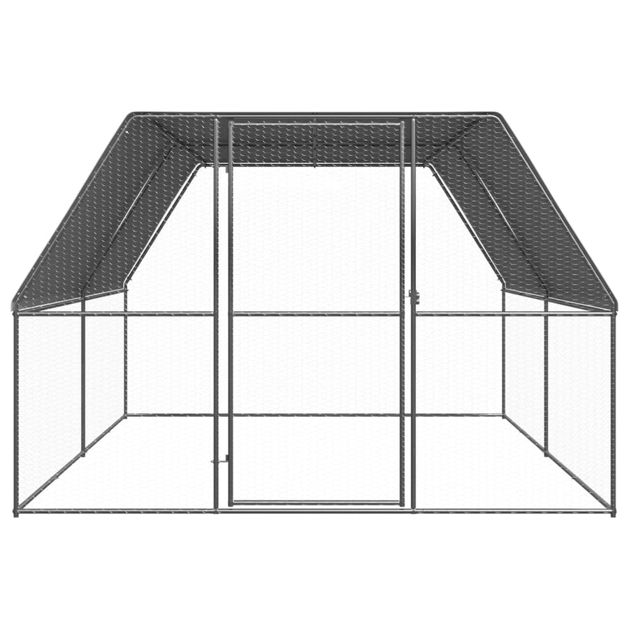 Buitenhok Voor Kippen Gegalvaniseerd Staal 3 x 4 x 2 m