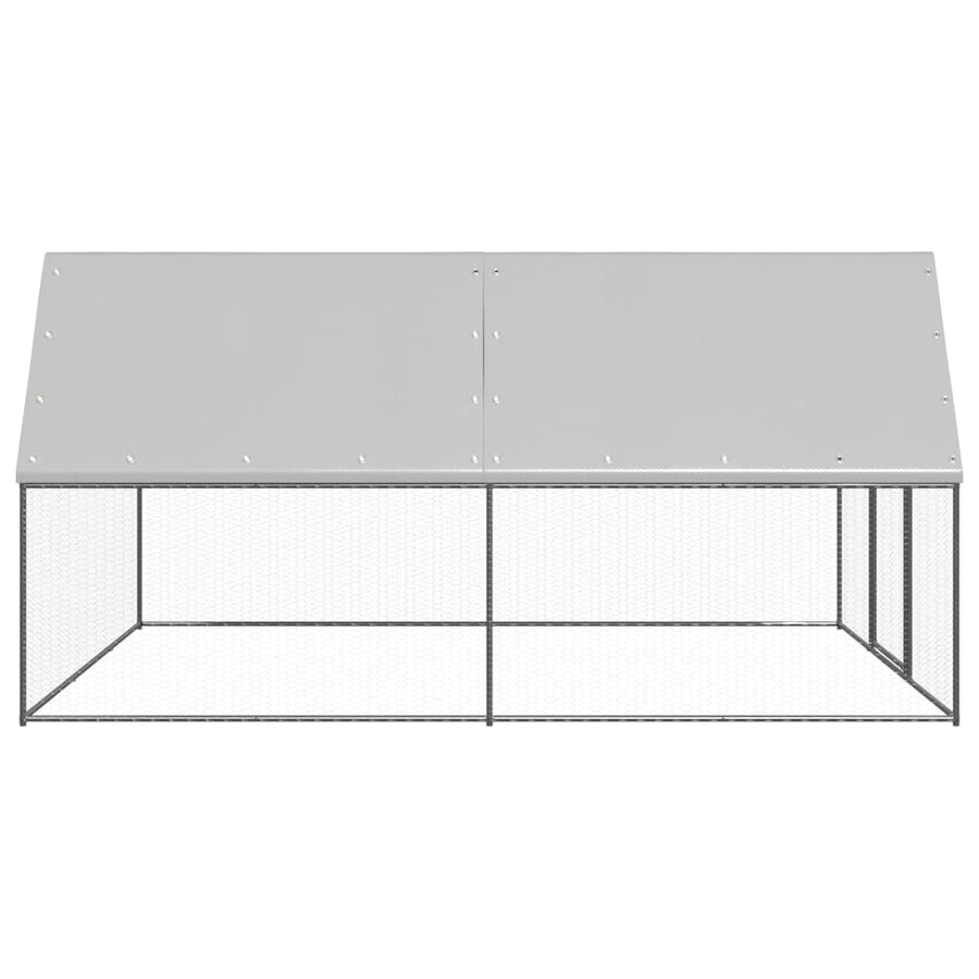 Buitenhok Voor Kippen Gegalvaniseerd Staal 3 x 4 x 2 m