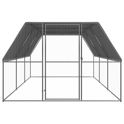 Buitenhok Voor Kippen Gegalvaniseerd Staal 3 x 6 x 2 m