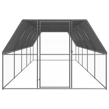 Buitenhok Voor Kippen Gegalvaniseerd Staal 3 x 10 x 2 m