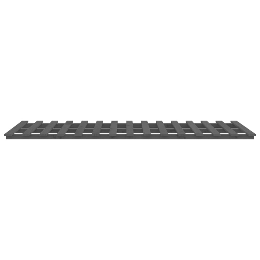 Bedframe massief grenenhout grijs 90x200 cm 90 x 200 cm Grijs