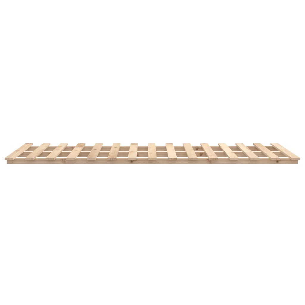Bedframe massief grenenhout 100x200 cm 100 x 200 cm Naturel