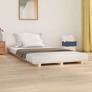 Solid Pine Wood Bed Frame 100x200 cm