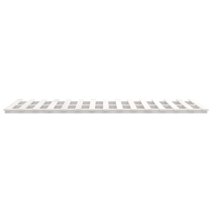 Bedframe Massief Grenenhout 100 x 200 cm Wit
