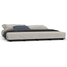 Bedframe massief grenenhout zwart 200x200 cm 200 x 200 cm Zwart