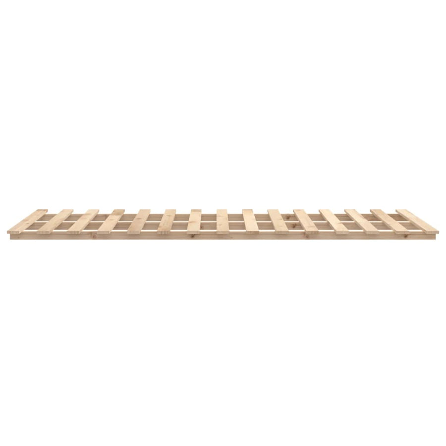 Bedframe Massief Grenenhout 140X200 Cm 140 x 200 cm Naturel