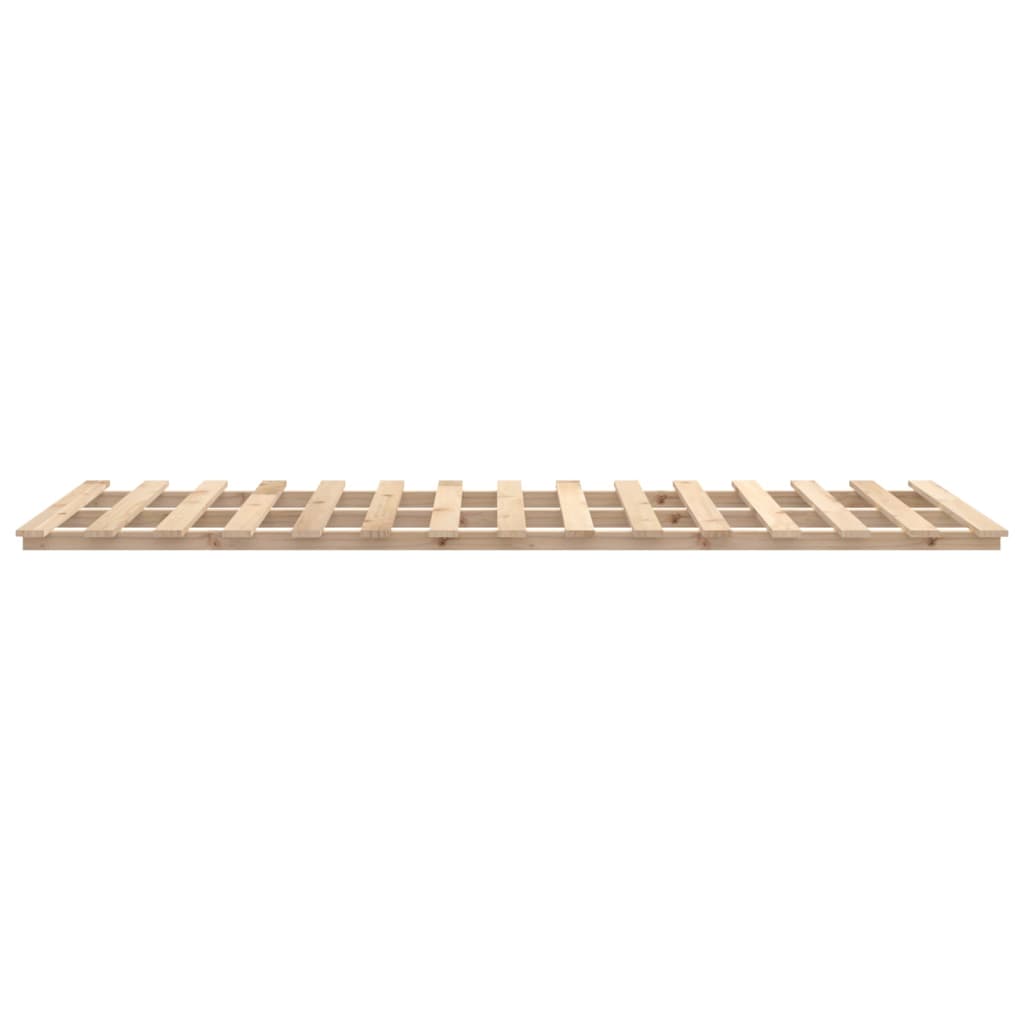 Bedframe massief grenenhout 150x200 cm 150 x 200 cm Naturel