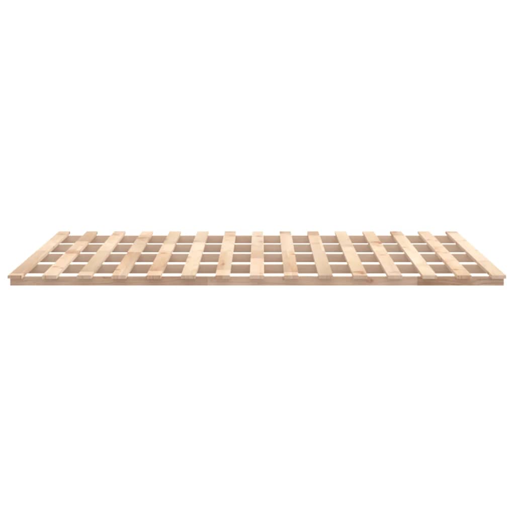 Bedframe massief grenenhout 160x200 cm 160 x 200 cm Naturel