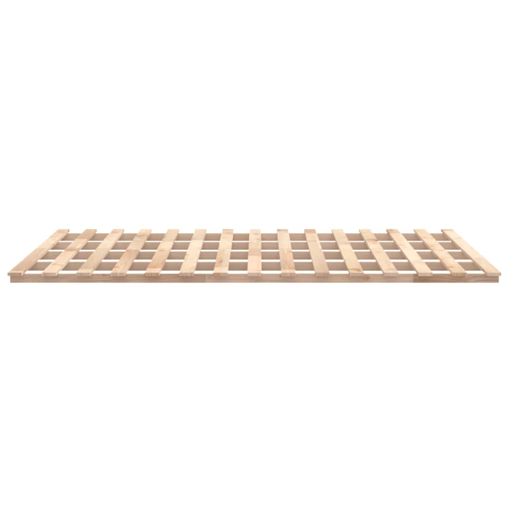 Bedframe massief grenenhout 180x200 cm 180 x 200 cm Naturel