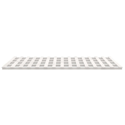 Bedframe massief grenenhout wit 180x200 cm 180 x 200 cm Wit