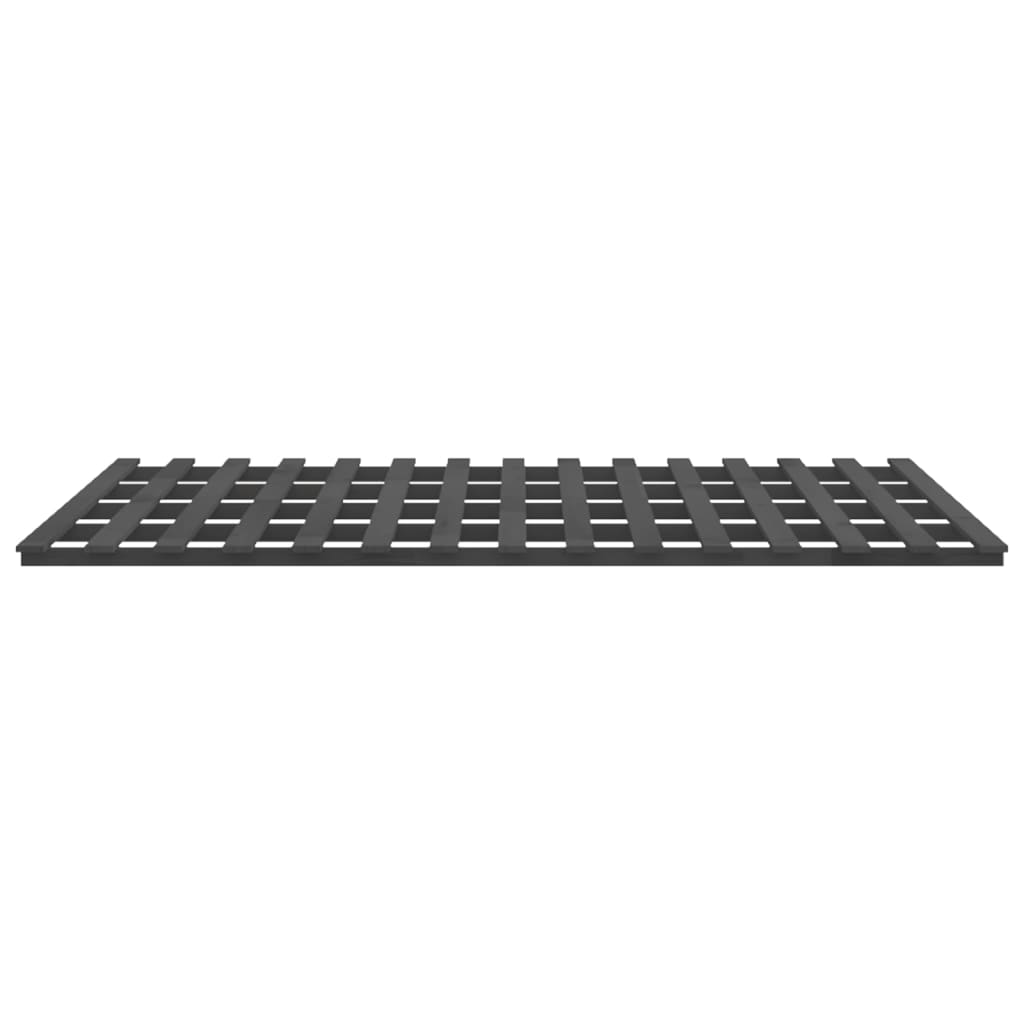 Bedframe massief grenenhout grijs 180x200 cm 180 x 200 cm Grijs