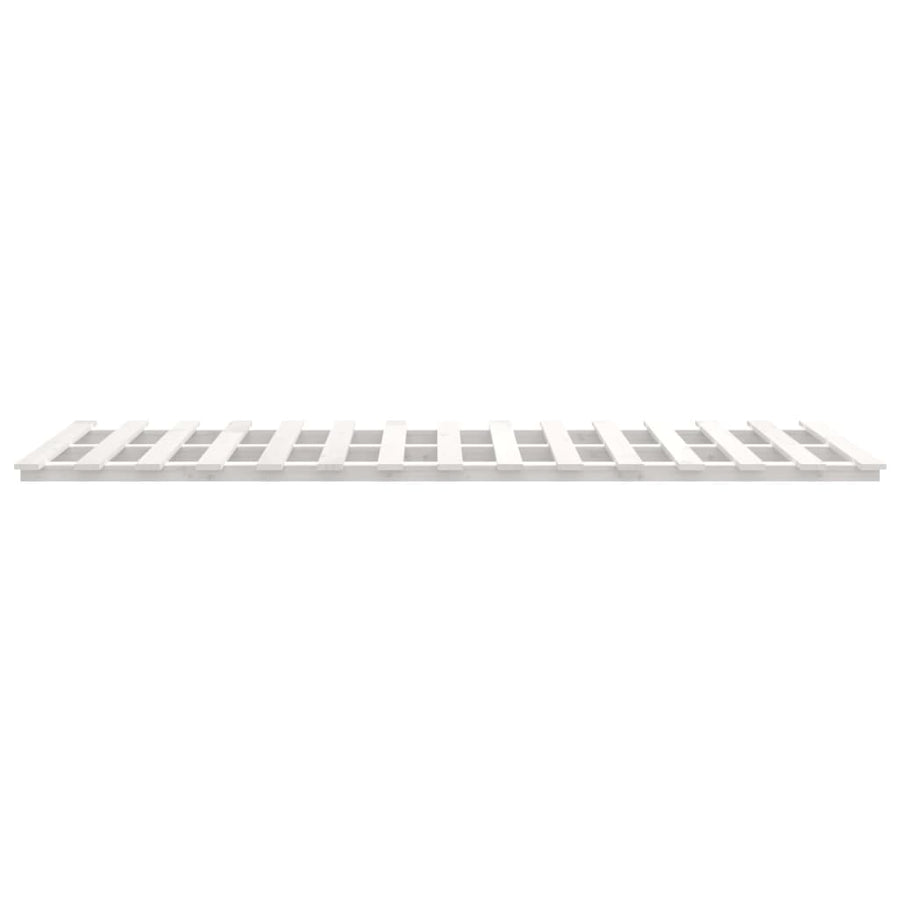 Bedframe Massief Grenenhout 90 x 190 cm Wit