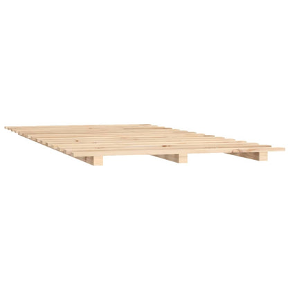 Bedframe Massief Grenenhout 75X190 Cm 75 x 190 cm Naturel