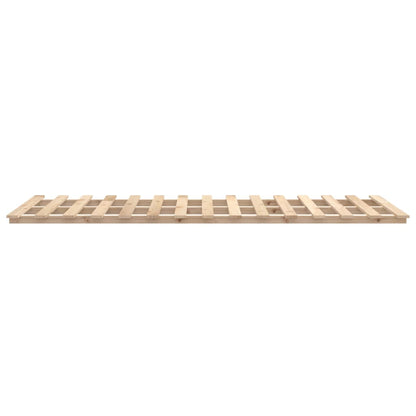 Bedframe Massief Grenenhout 75X190 Cm 75 x 190 cm Naturel