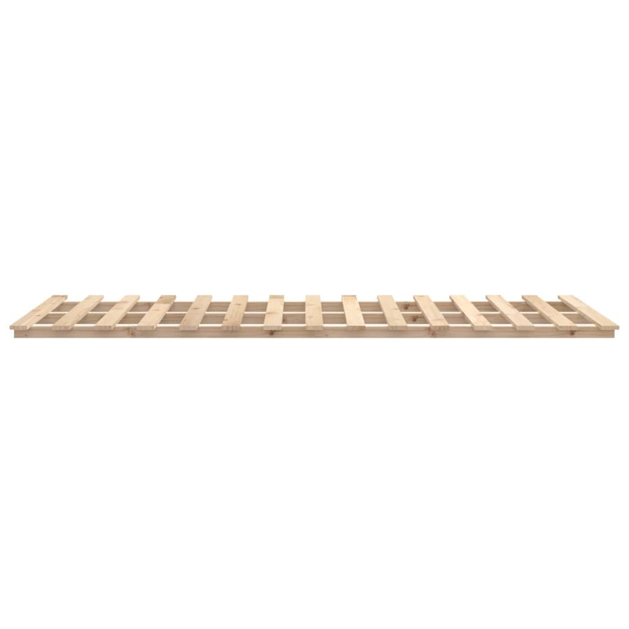 Bedframe Massief Grenenhout 75X190 Cm 75 x 190 cm Naturel