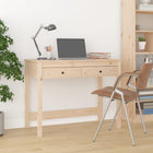 Desk with drawers 100x50x78 cm solid pine
