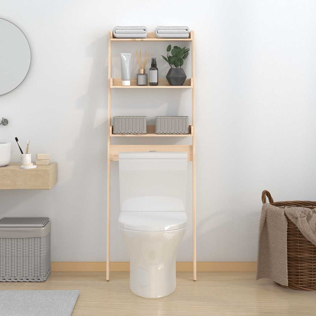 Toiletrek 63,5x32x179 cm massief grenenhout