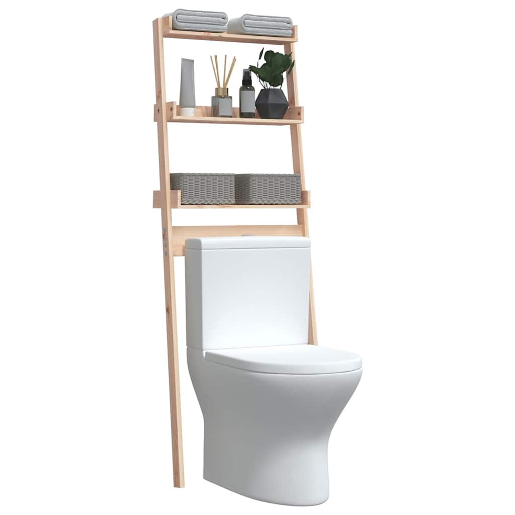 Toiletrek 63,5x32x179 cm massief grenenhout