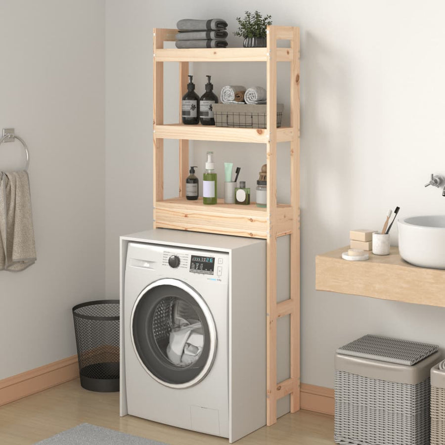 Toiletrek 63X26X171 Cm Massief Grenenhout Naturel