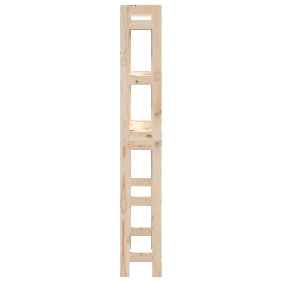 Toiletrek 63X26X171 Cm Massief Grenenhout Naturel