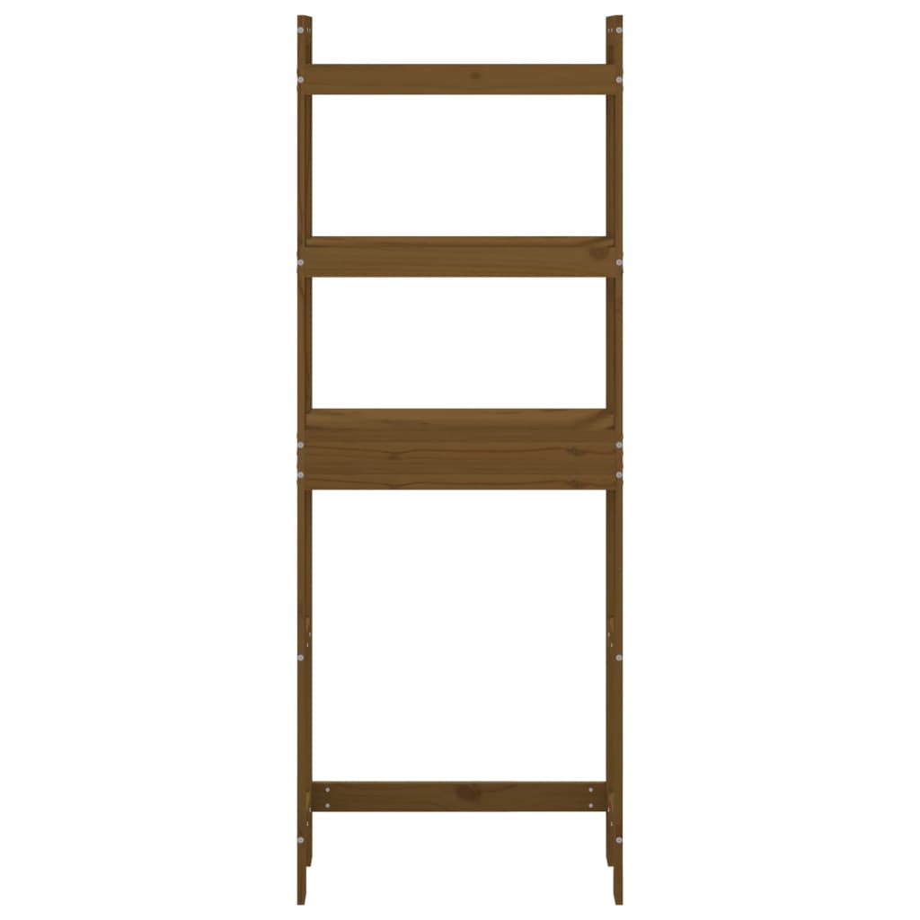 Toiletrek 63X26X171 Cm Massief Grenenhout Honingbruin