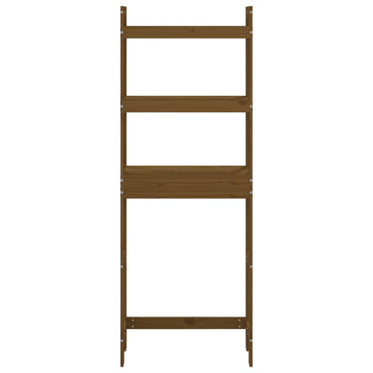 Toiletrek 63X26X171 Cm Massief Grenenhout Honingbruin