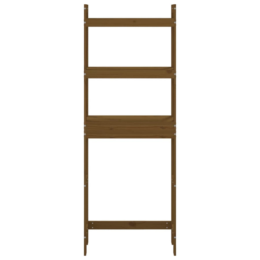 Toiletrek 63X26X171 Cm Massief Grenenhout Honingbruin