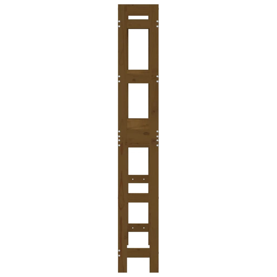 Toiletrek 63X26X171 Cm Massief Grenenhout Honingbruin