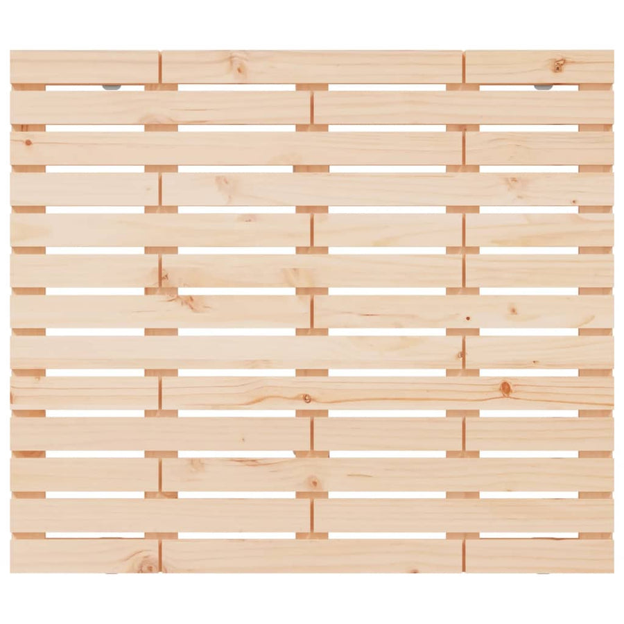 Hoofdbord Wandmontage 06X3X9,5 Cm Massief Grenenhout 106 x 91.5 cm Naturel