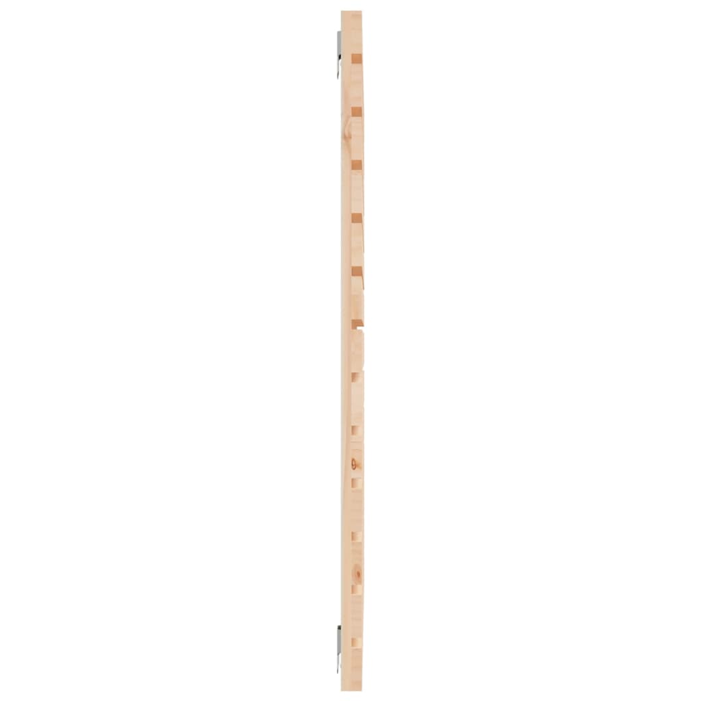 Hoofdbord Wandmontage 06X3X9,5 Cm Massief Grenenhout 106 x 91.5 cm Naturel
